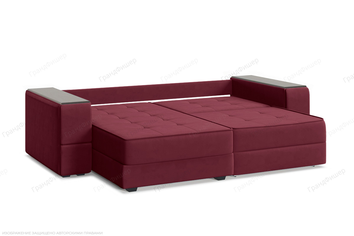 Угловой диван Кайман-5 с ящиками и столом Энерджи Лайт 810_17 Спальное место