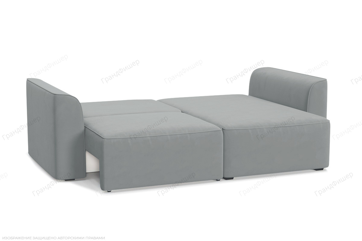 Угловой диван Сиэтл Zara Steel 52 Спальное место