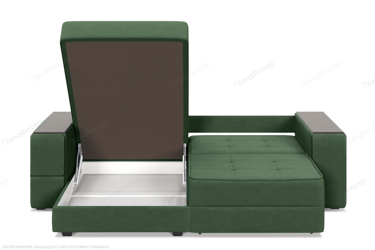Диван со столиком Кайман-5 с ящиками и столом Амиго Грин Ящик для белья
