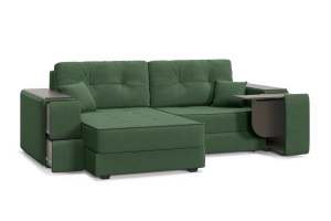 Диван со столиком Кайман-5 с ящиками и столом Амиго Грин Вид по диагонали