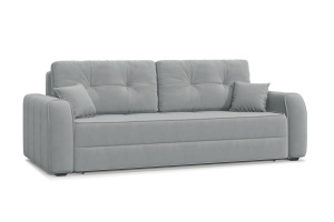 Прямой диван Кайман (Капри) Zara Steel 52 Вид по диагонали