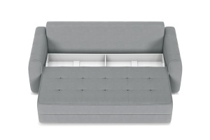 Прямой диван Кайман (Капри) Zara Steel 52 Ящик для белья
