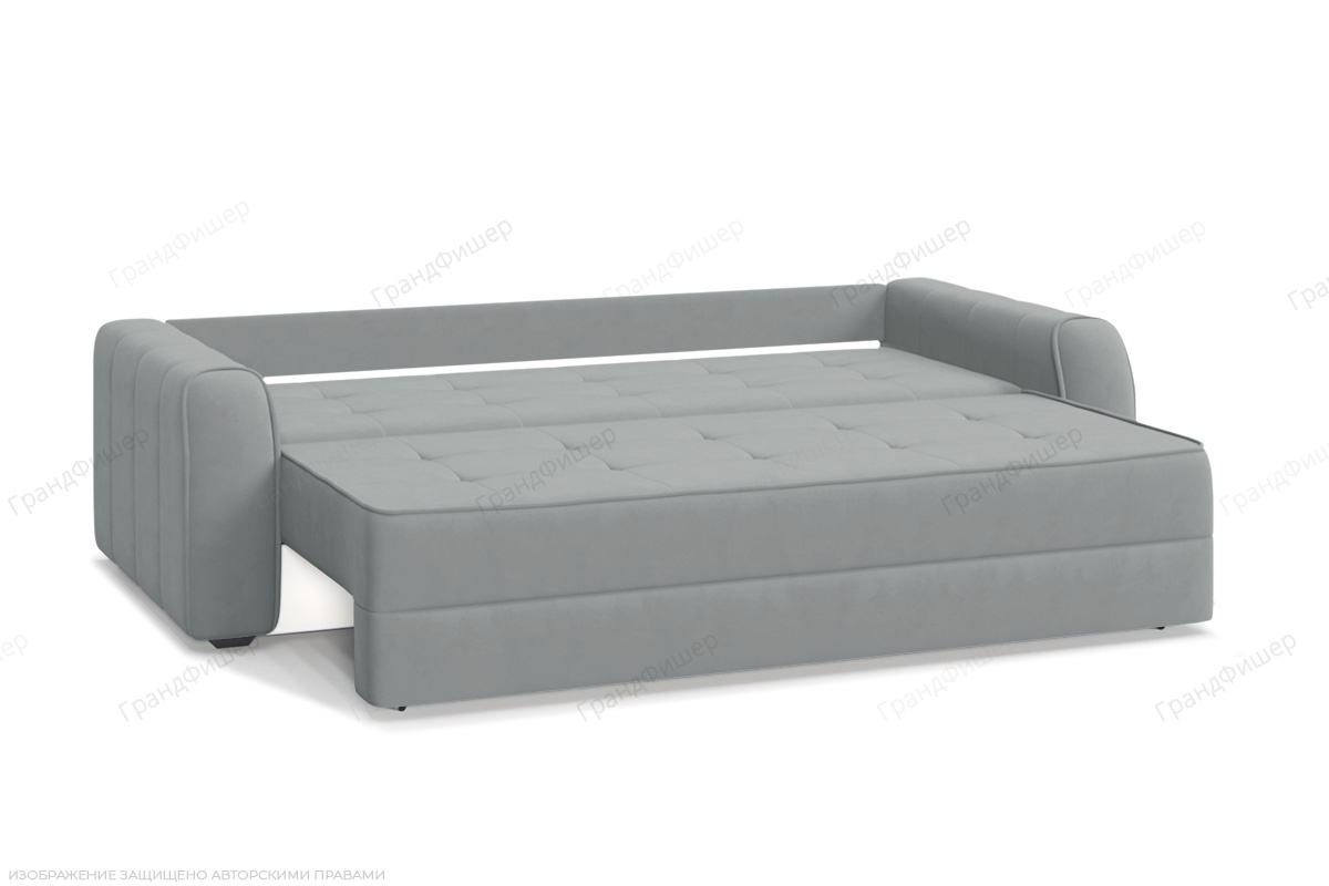 Прямой диван Кайман (Капри) Zara Steel 52 Спальное место