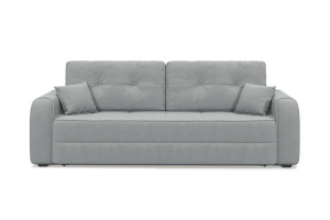 Прямой диван Кайман (Капри) Zara Steel 52 Вид спереди
