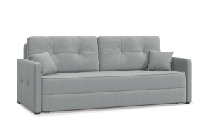 Прямой диван Кайман-3 Zara Steel 52 Вид по диагонали