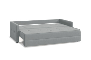 Прямой диван Кайман-3 Zara Steel 52 Спальное место