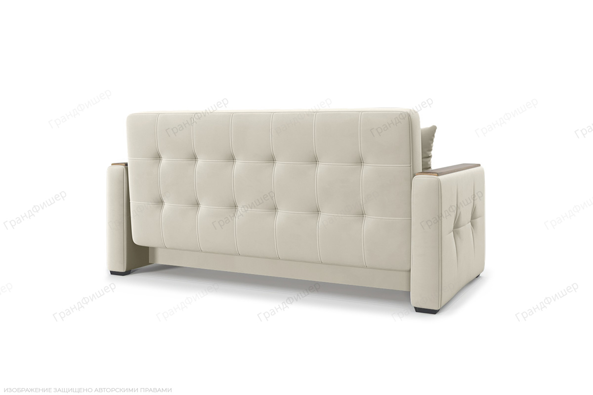 Прямой диван Этро люкс с накладками (спальное 140 см) Энерджи Лайт 810/2 Вид сзади