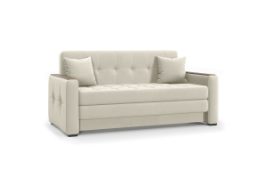 Прямой диван Этро люкс с накладками (спальное 140 см) Энерджи Лайт 810/2 Вид по диагонали