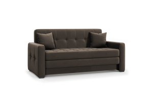 Прямой диван Этро люкс с накладками (спальное 140 см) Энерджи Лайт 810/7 Вид по диагонали