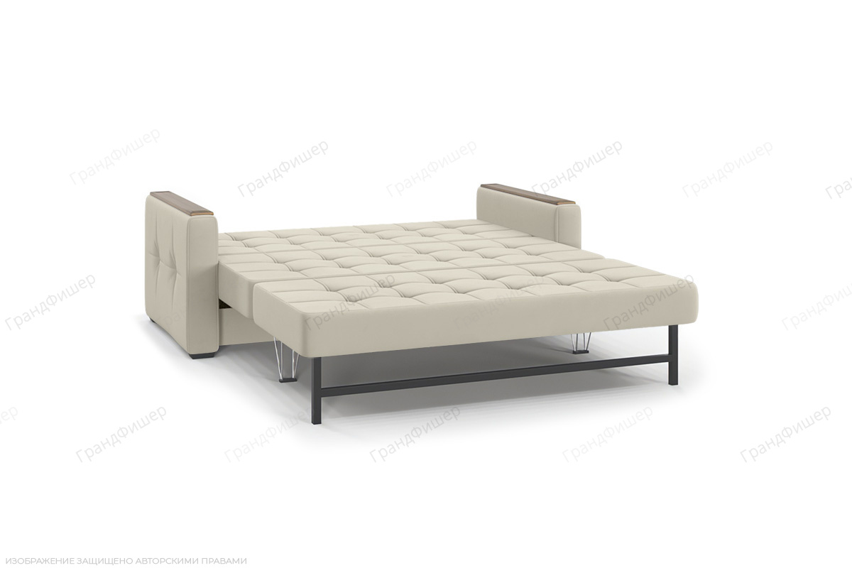 Прямой диван Этро люкс с накладками (спальное 140 см) Энерджи Лайт 810/2 Спальное место