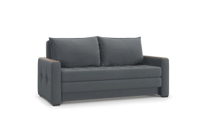 Прямой диван Этро люкс с накладками (спальное 140 см) Энерджи Лайт 810/19 Вид по диагонали