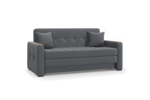 Прямой диван Этро люкс с накладками (спальное 140 см) Энерджи Лайт 810/19 Вид по диагонали