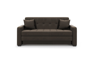 Прямой диван Этро люкс с накладками (спальное 140 см) Энерджи Лайт 810/7 Вид спереди