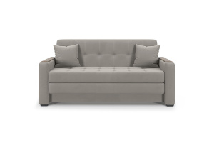 Прямой диван Этро люкс с накладками (спальное 140 см) Энерджи Лайт 810/16 Вид спереди