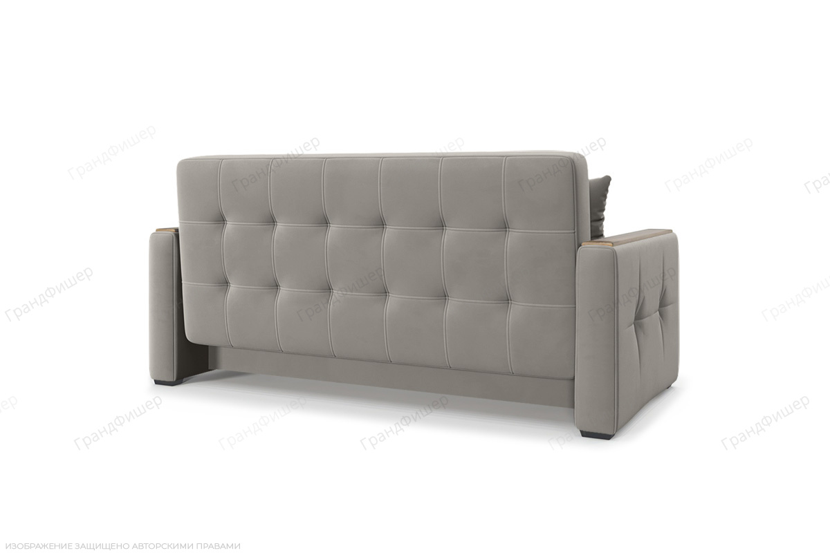 Прямой диван Этро люкс с накладками (спальное 140 см) Энерджи Лайт 810/16 Вид сзади