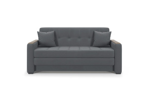 Прямой диван Этро люкс с накладками (спальное 140 см) Энерджи Лайт 810/19 Вид спереди