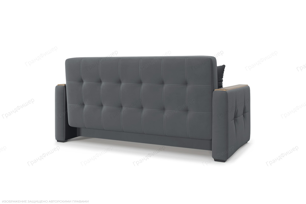 Прямой диван Этро люкс с накладками (спальное 140 см) Энерджи Лайт 810/19 Вид сзади