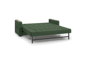 Прямой диван Этро люкс с накладками (спальное 140 см) Amigo Green Спальное место