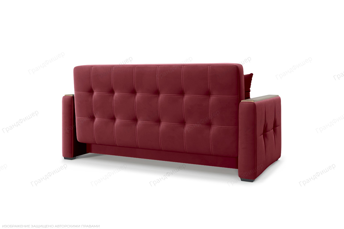 Прямой диван Этро люкс с накладками (спальное 140 см) Энерджи Лайт 810/17 Вид сзади