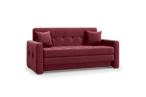 Прямой диван Этро люкс с накладками (спальное 140 см) Энерджи Лайт 810/17 Вид по диагонали