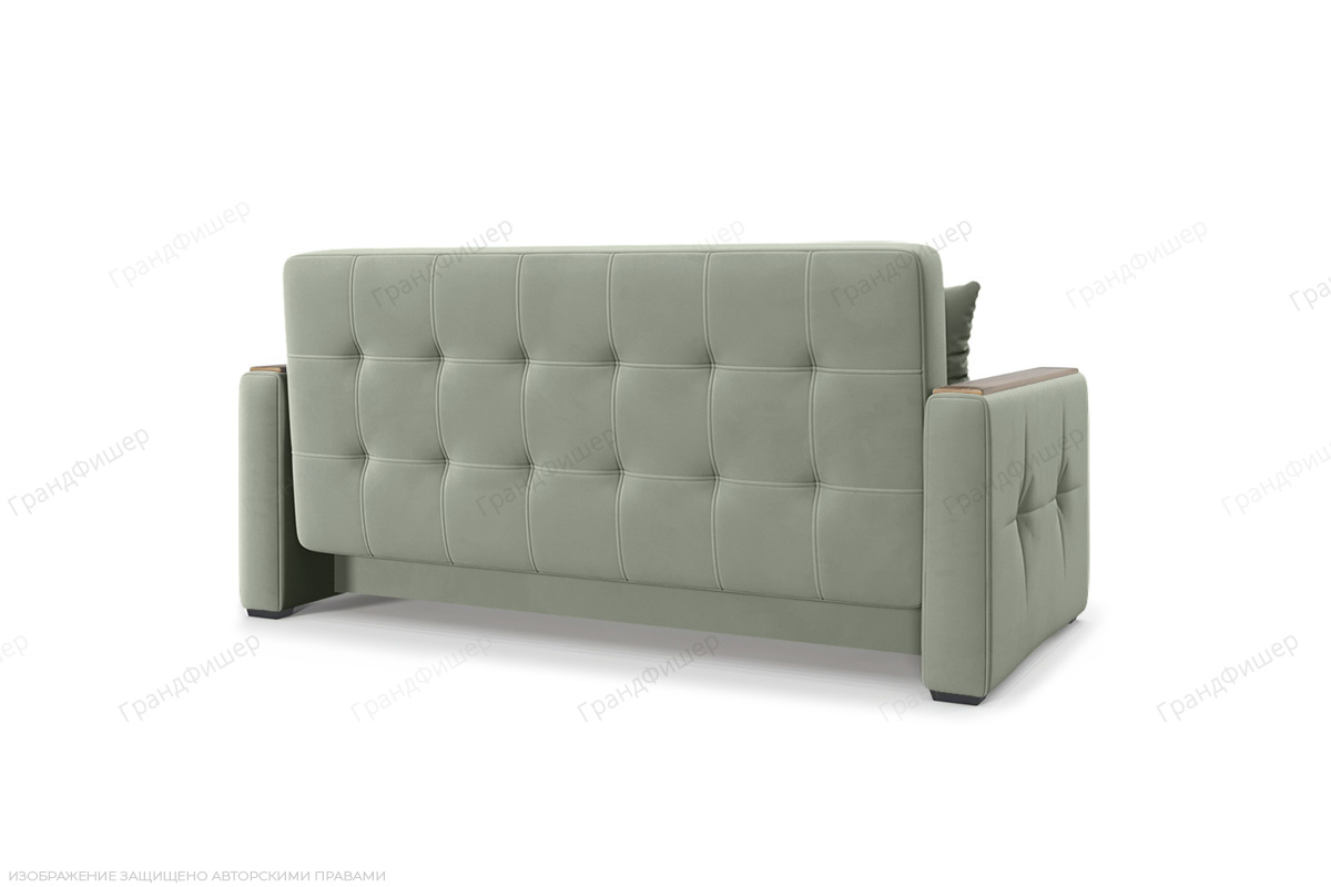 Прямой диван Этро люкс с накладками (спальное 140 см) Zara Olivo 30 Вид сзади