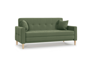 Прямой диван Этро люкс с опорой №5 (спальное 140 см) Энерджи Лайт 810/13 Вид по диагонали