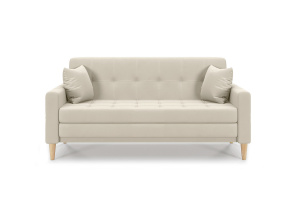 Прямой диван Этро люкс с опорой №5 (спальное 140 см) Энерджи Лайт 810/2 Вид спереди