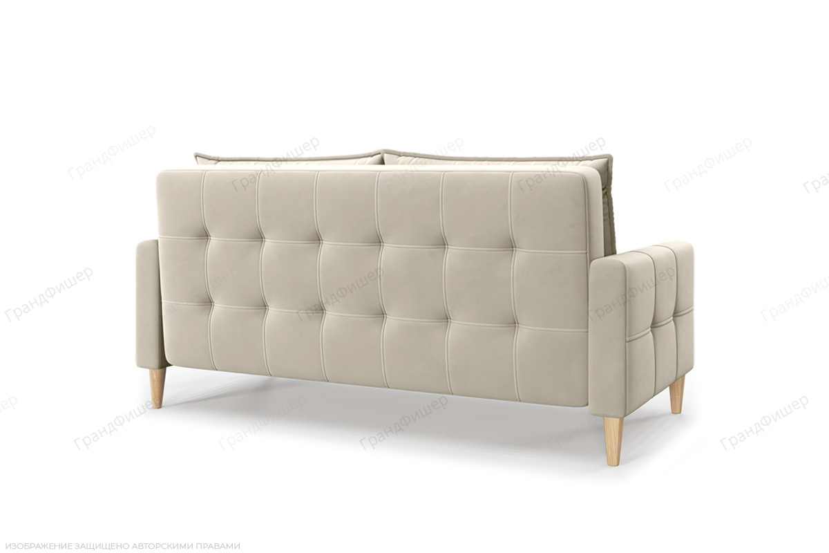 Прямой диван Этро люкс с опорой №5 (спальное 140 см) Энерджи Лайт 810/2 Вид сзади