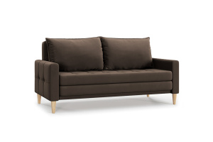 Прямой диван Этро люкс с опорой №5 (спальное 140 см) Энерджи Лайт 810/7 Вид по диагонали