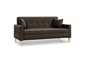 Прямой диван Этро люкс с опорой №5 (спальное 140 см) Энерджи Лайт 810/7 Вид по диагонали