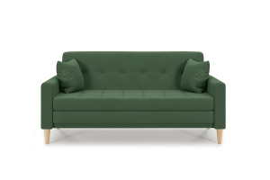 Прямой диван Этро люкс с опорой №5 (спальное 140 см) Amigo Green Вид спереди