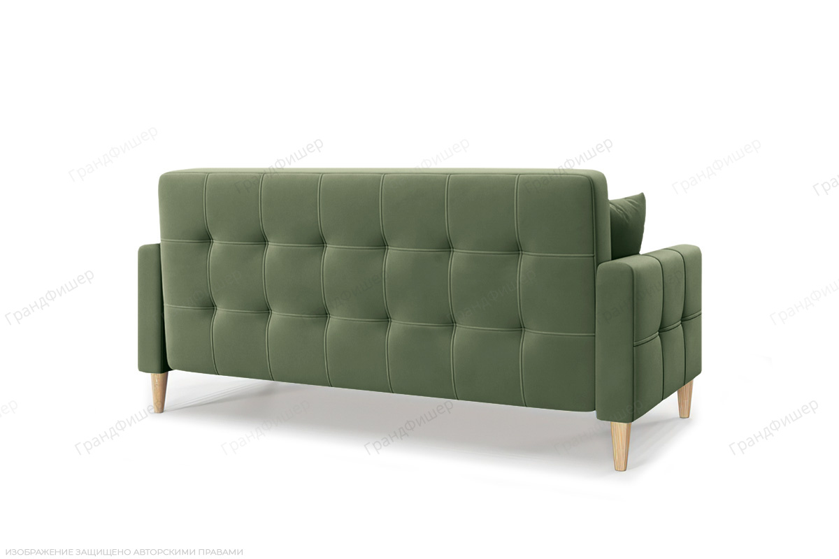 Прямой диван Этро люкс с опорой №5 (спальное 140 см) Энерджи Лайт 810/13 Вид сзади