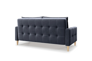 Прямой диван Этро люкс с опорой №5 (спальное 140 см) Amigo Navy Вид сзади