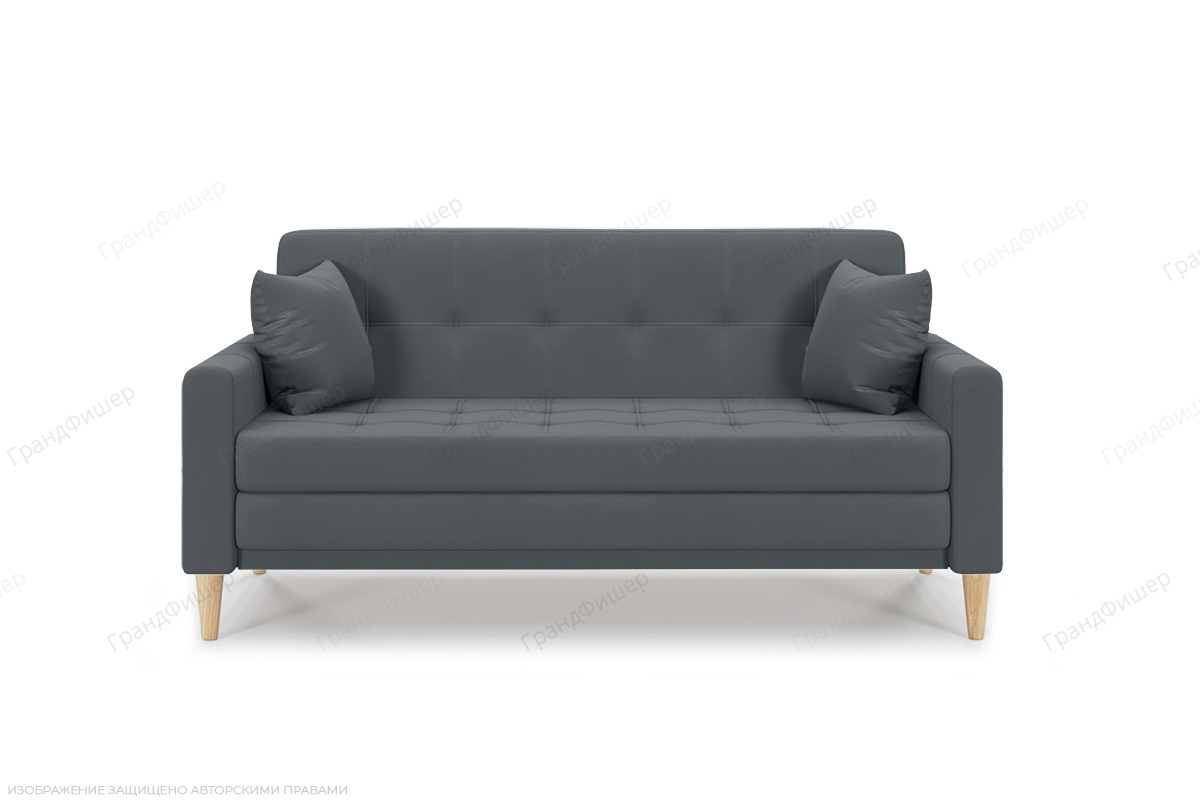 Прямой диван Этро люкс с опорой №5 (спальное 140 см) Энерджи Лайт 810/19 Вид спереди