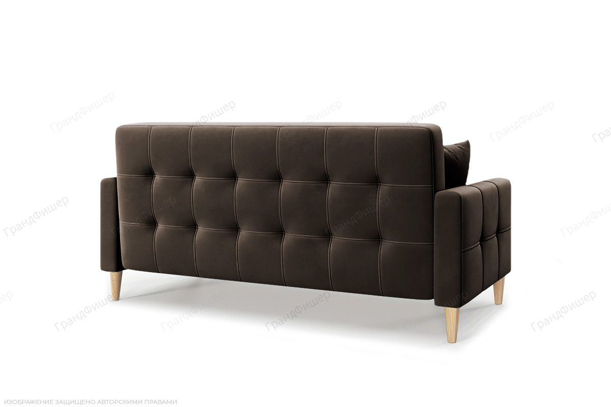 Прямой диван Этро люкс с опорой №5 (спальное 140 см) Энерджи Лайт 810/7 Вид сзади