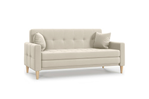 Прямой диван Этро люкс с опорой №5 (спальное 140 см) Энерджи Лайт 810/2 Вид по диагонали