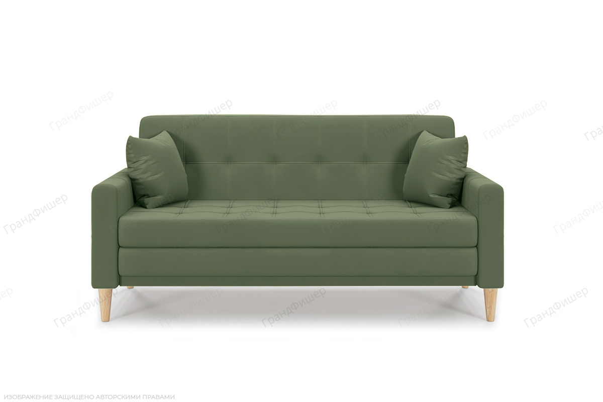 Прямой диван Этро люкс с опорой №5 (спальное 140 см) Энерджи Лайт 810/13 Вид спереди