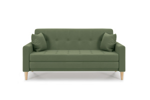 Прямой диван Этро люкс с опорой №5 (спальное 140 см) Энерджи Лайт 810/13 Вид спереди