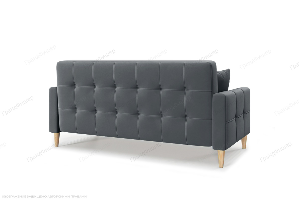 Прямой диван Этро люкс с опорой №5 (спальное 140 см) Энерджи Лайт 810/19 Вид сзади