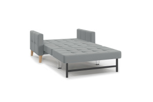 Прямой диван Этро люкс с опорой №3 Zara Steel 52 Спальное место