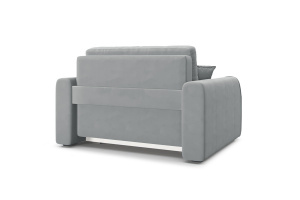 Прямой диван Каймак мини (140 см) Zara Steel 52 Вид сзади
