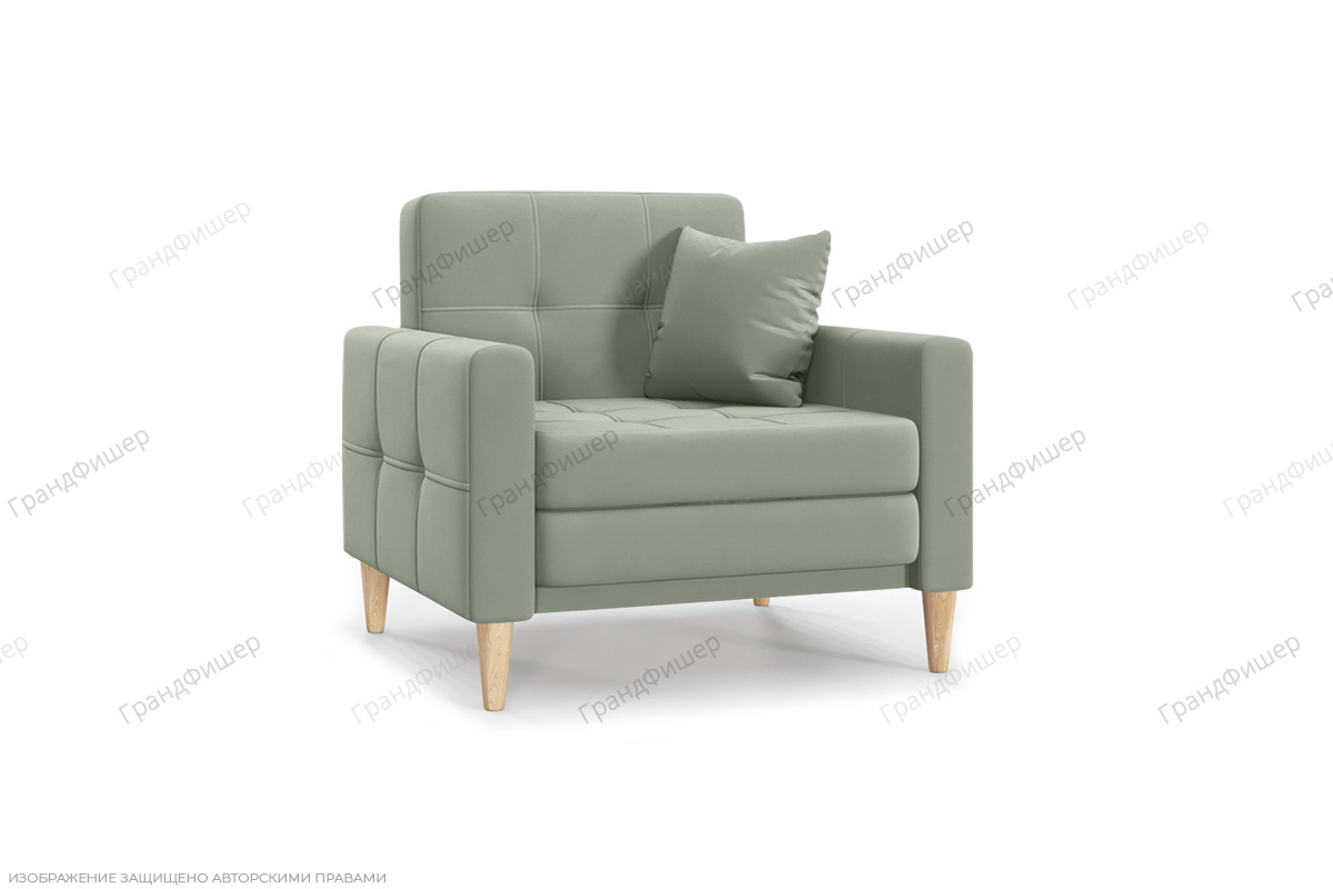 Кресло Этро люкс с опорой №5 Zara Olivo 30 Вид по диагонали