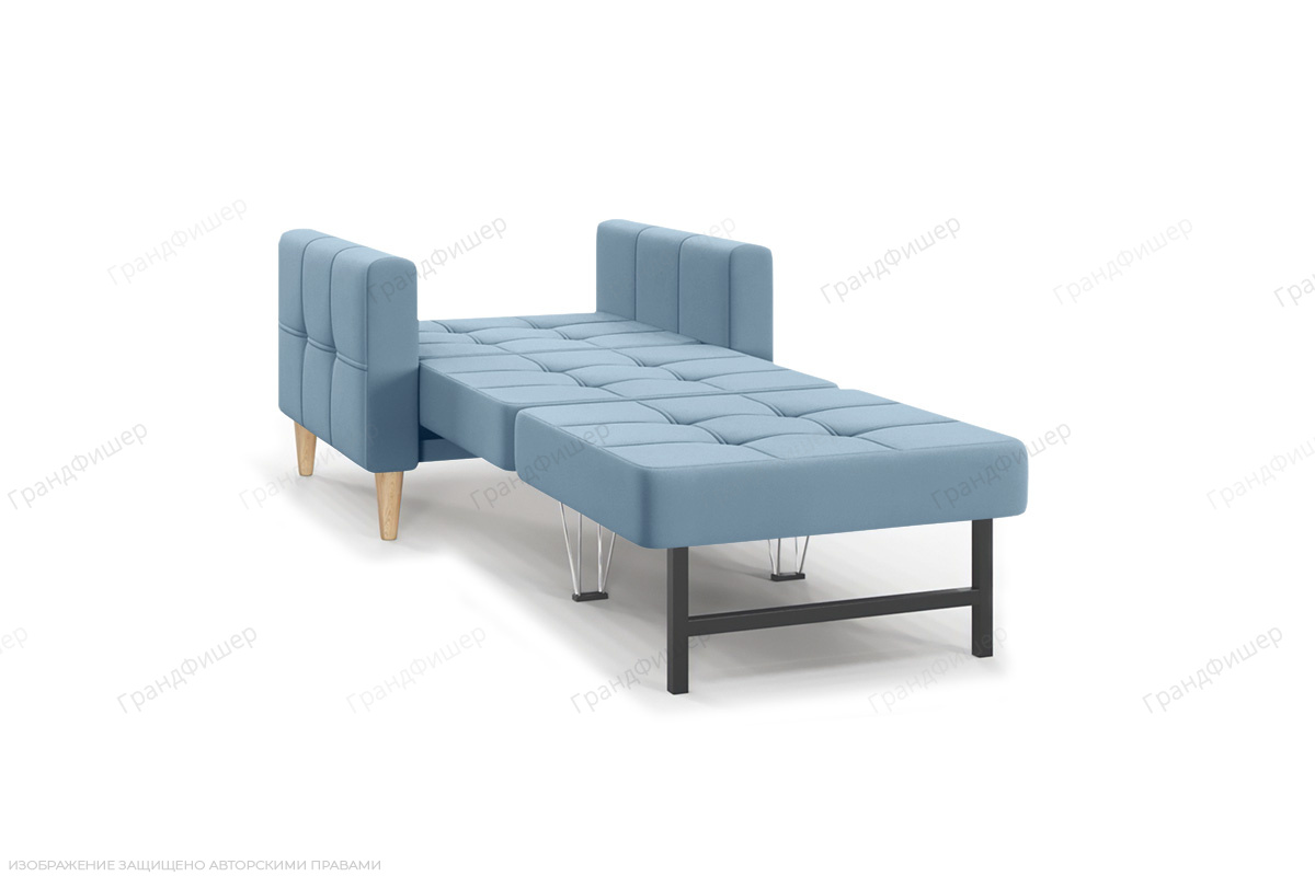 Кресло Этро люкс с опорой №5 Amigo Blue Спальное место