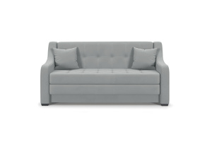 Прямой диван Сохо (спальное 140 см) Zara Steel 52 Вид спереди