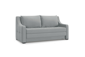 Прямой диван Сохо (спальное 140 см) Zara Steel 52 Вид по диагонали