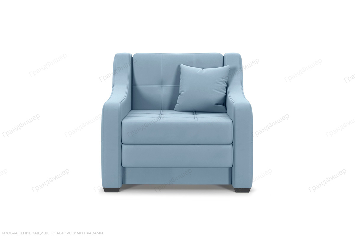 Неглубокий диван Сохо Amigo Blue Вид спереди