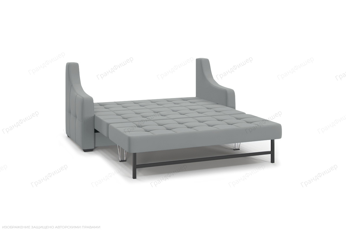 Прямой диван Сохо (спальное 140 см) Zara Steel 52 Спальное место