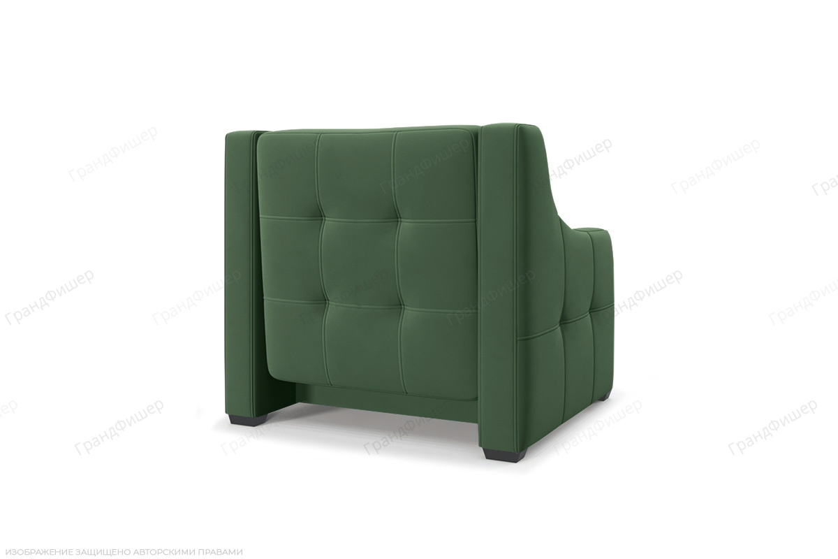 Неглубокий диван Сохо Amigo Green Вид сзади