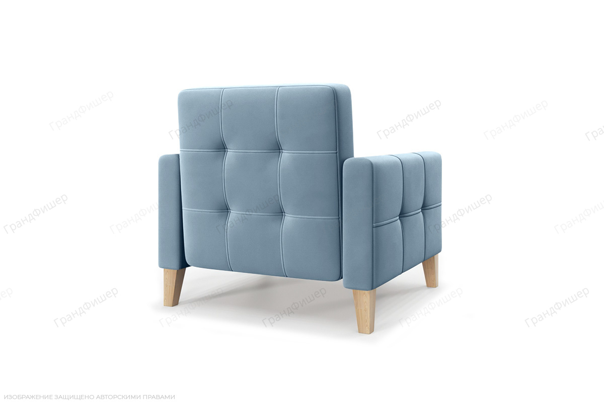 Кресло Этро люкс с опорой №3 Amigo Blue Вид сзади