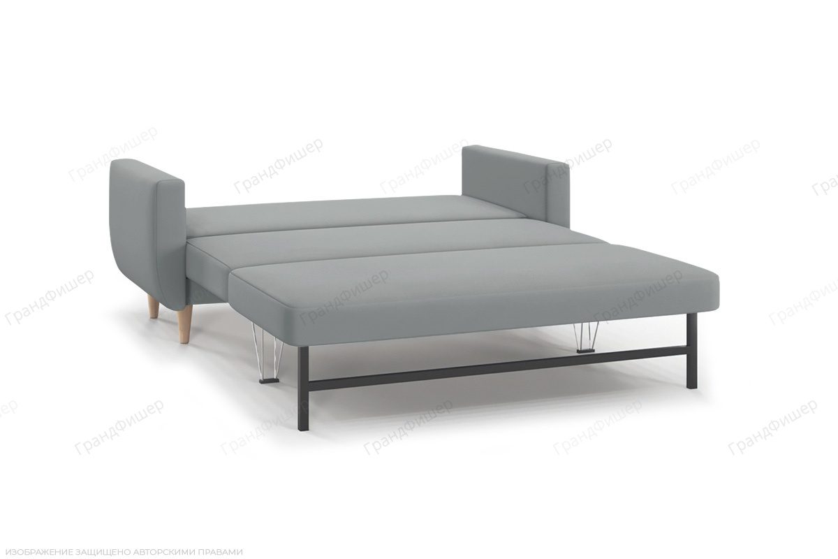 Двуспальный диван Шуга (спальное 140 см) Zara Steel 52 Спальное место